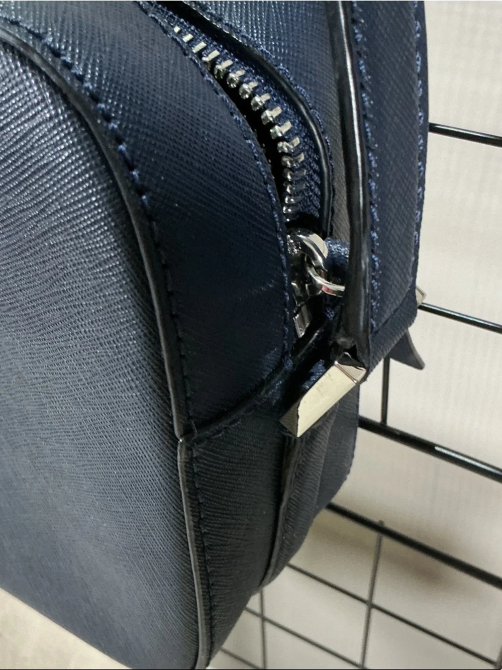 Kate Spade New York Navy Saffiano Leather Crossbody Purse